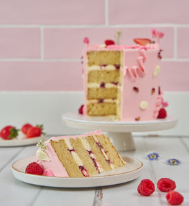 Pink Fruity and Floral Cake - 2nd image