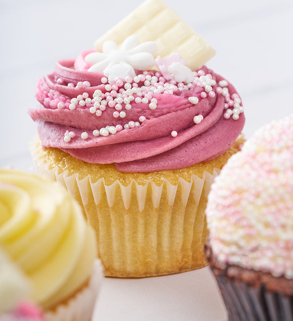 Pink Cupcake Box