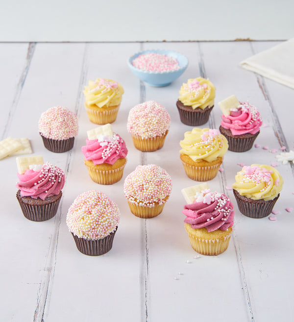Pink Mini Cupcake Box