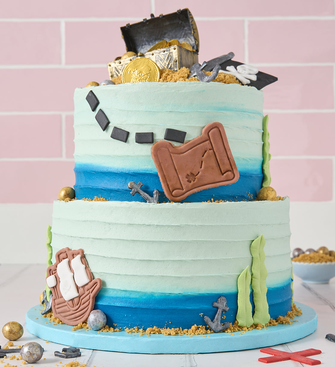 Pirate Two Tier Cake