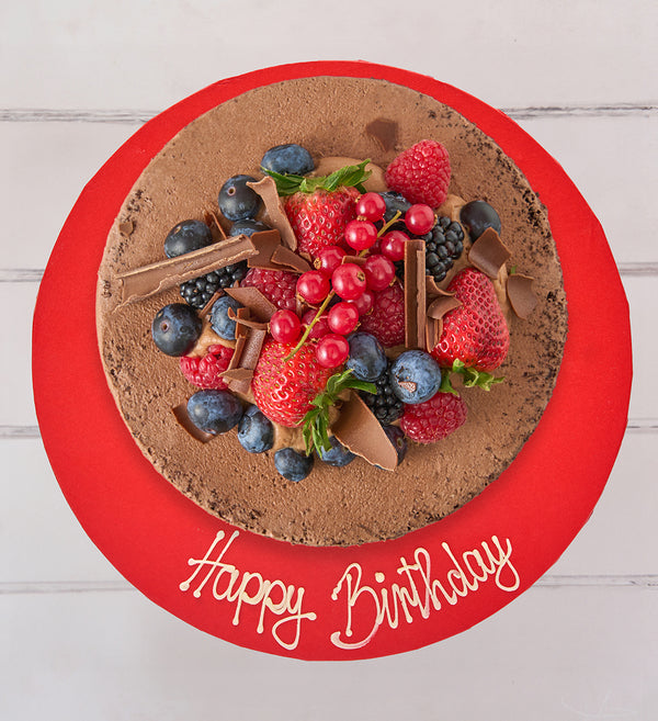 Double Chocolate Naked Cake