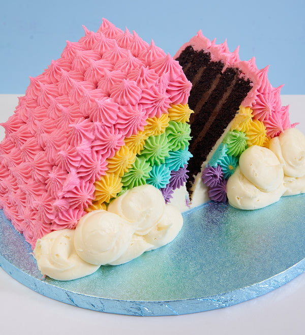 Old Over The Rainbow Cake