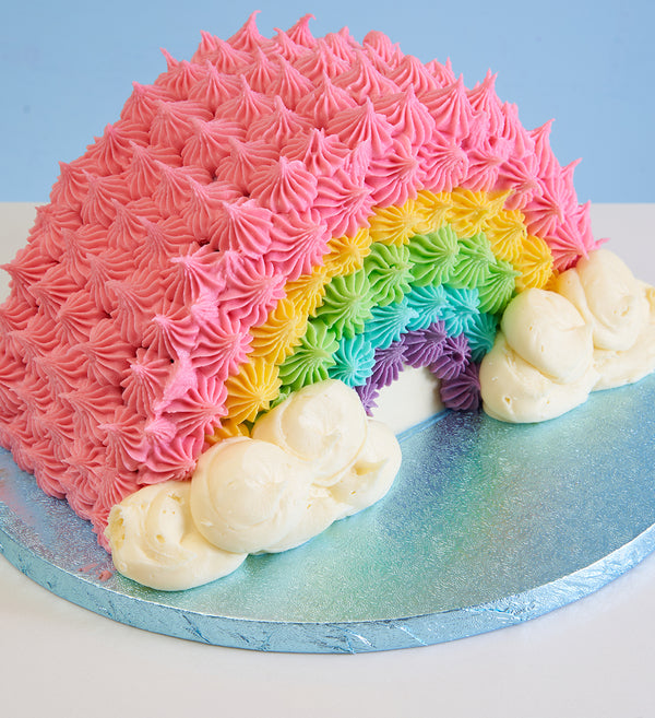 Old Over The Rainbow Cake
